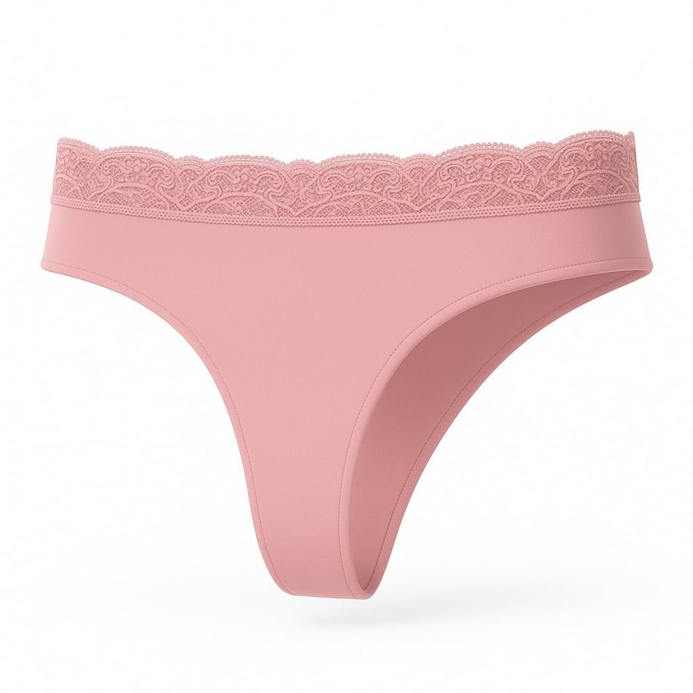 Calcinha Sem Cortura Com Renda Delicate Hangar