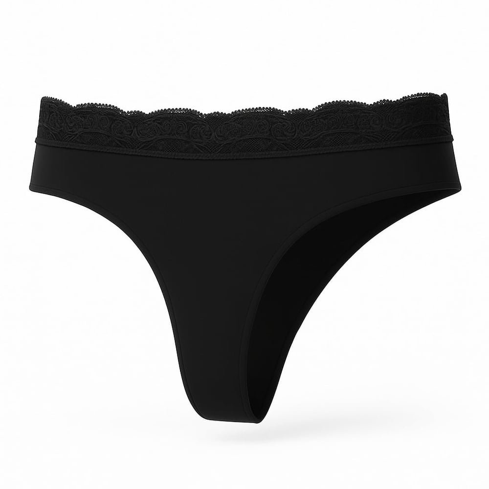 Calcinha Sem Cortura Com Renda Delicate Hangar