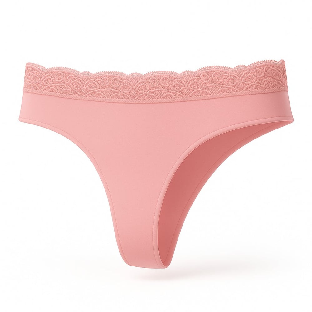 Calcinha Sem Cortura Com Renda Delicate Hangar