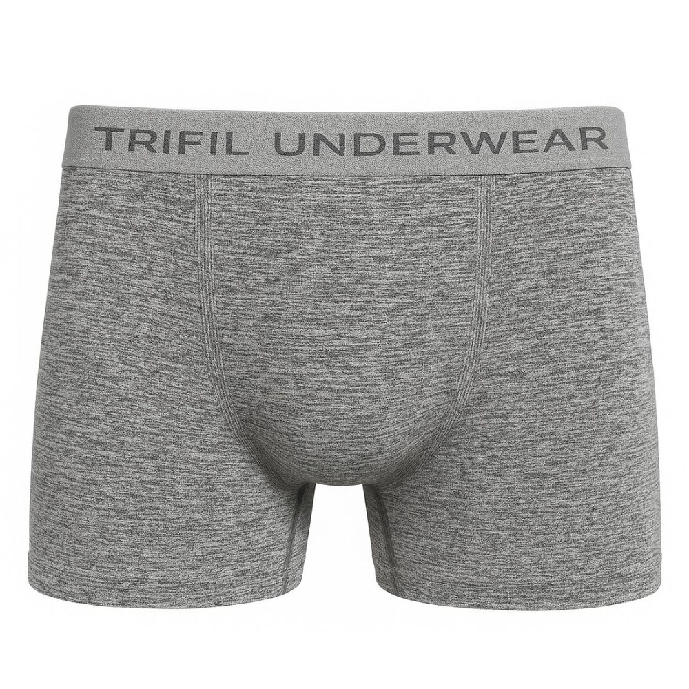 Cueca Boxer Sem Costura Com Elástico Personalizado Trifil