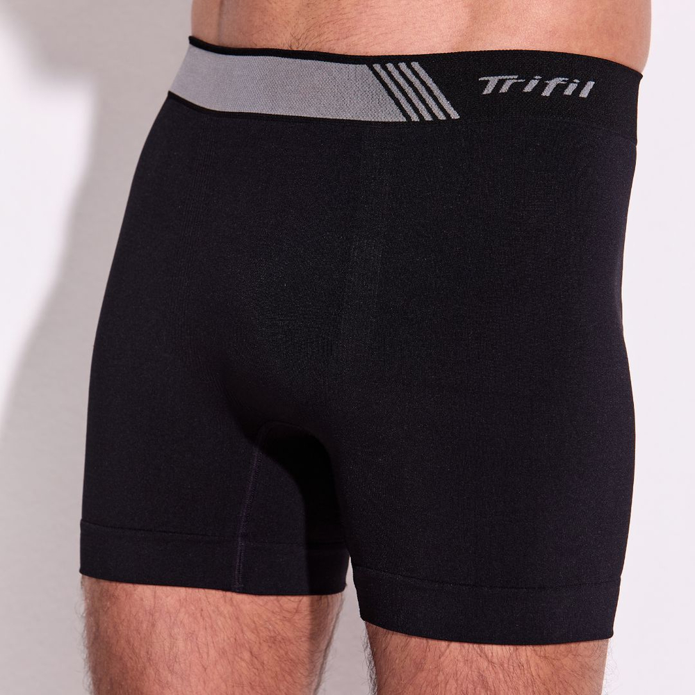Cueca Boxer Sem Costura Mesclada Trifil