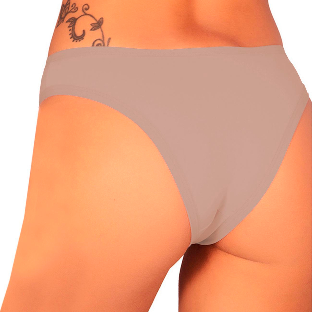 Calcinha Carolina Microfibra Detalhes Em Renda Frontal Edima