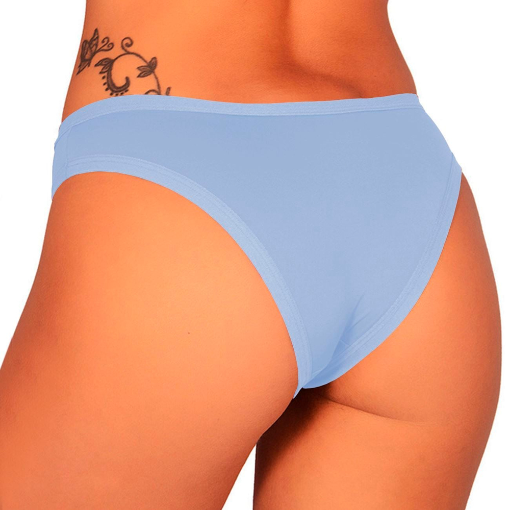 Calcinha Microfibra Leila Com Detalhes Em Renda Edima