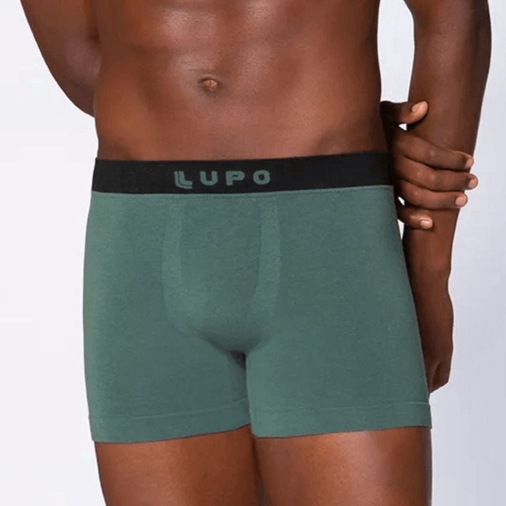 Cueca Boxer Bambu Modal Sem Costura Lupo