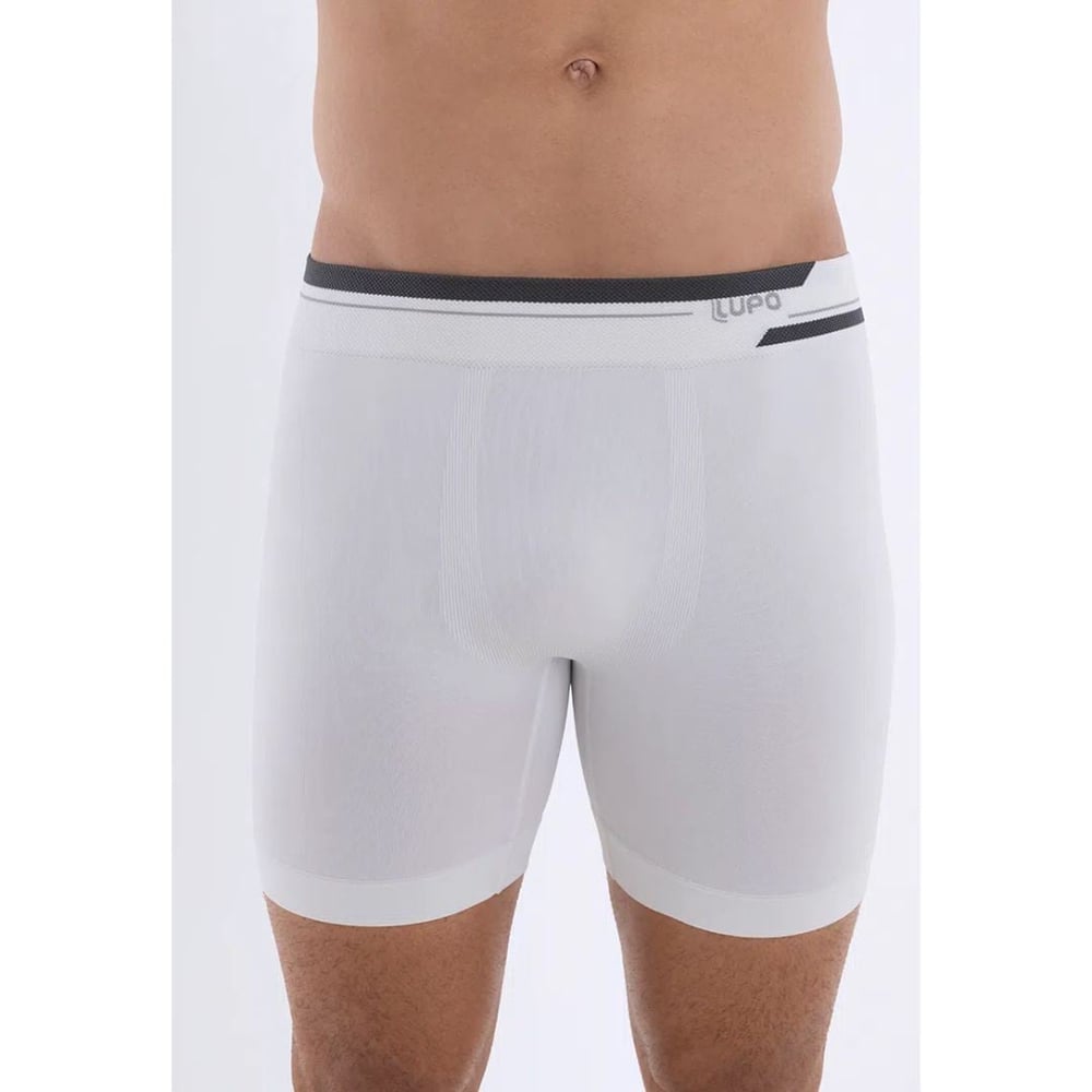 Cueca Boxer Alongada Microfibra Sem Costura Lupo