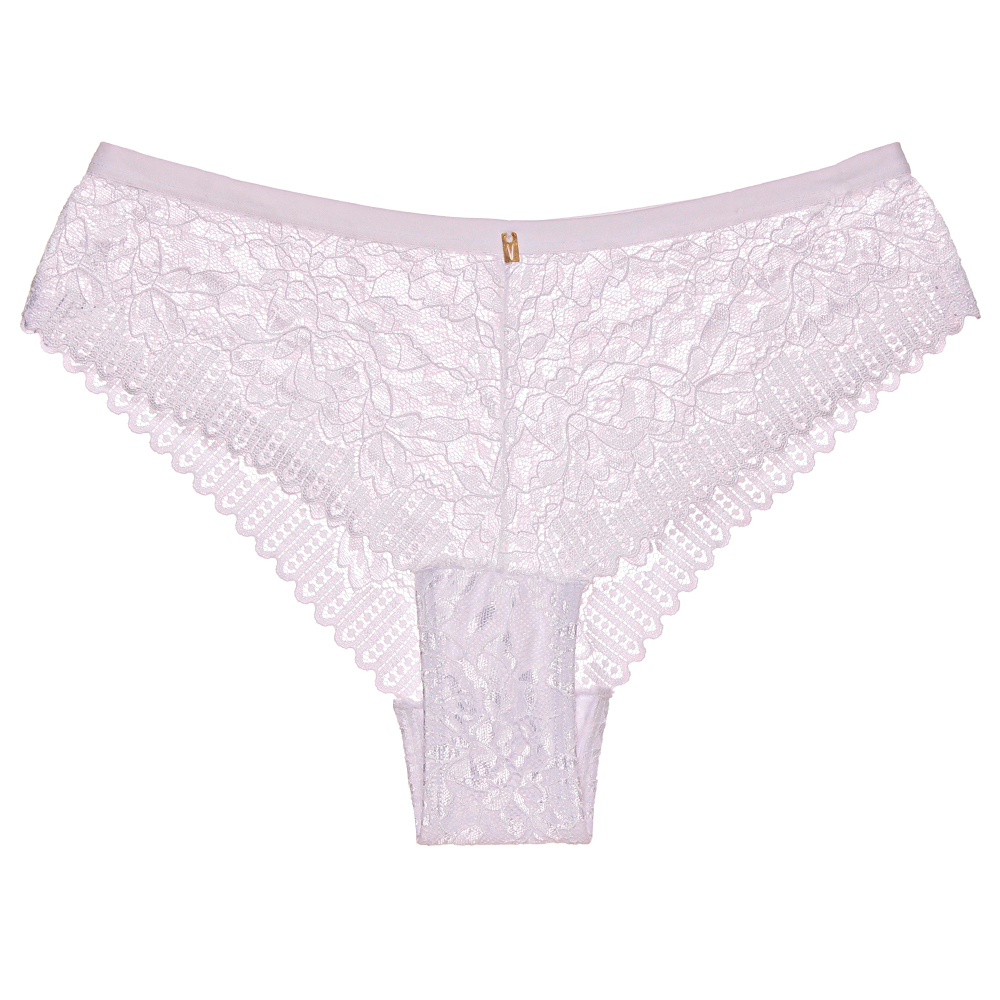 Calcinha Em Renda Com Transparência Vaydosa