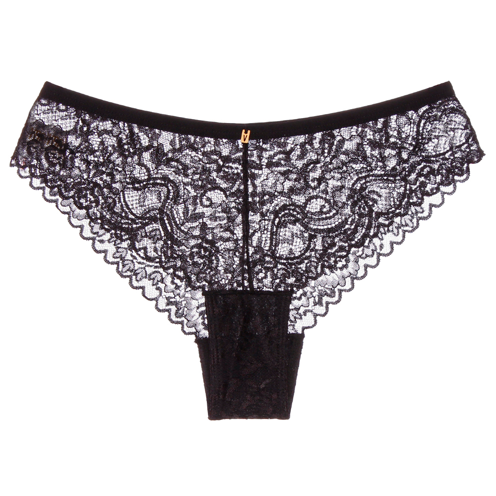 Calcinha Em Renda Com Transparência Vaydosa