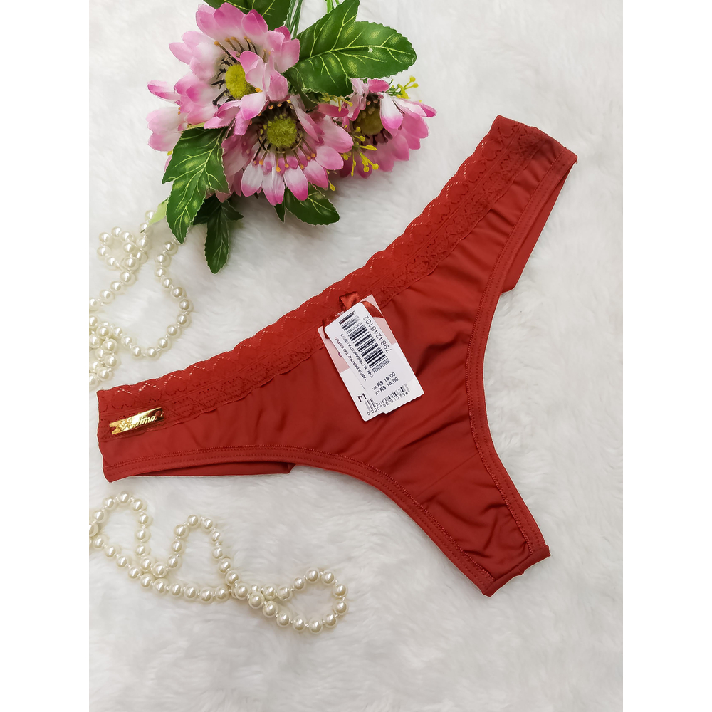 Calcinha Beatriz Fio Dental Duplo Edima