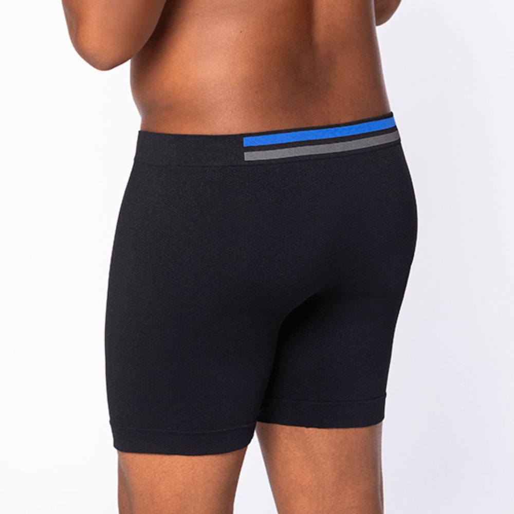 Cueca Boxer Plus Size Alongada Em Microfibra Sem Costura Lupo