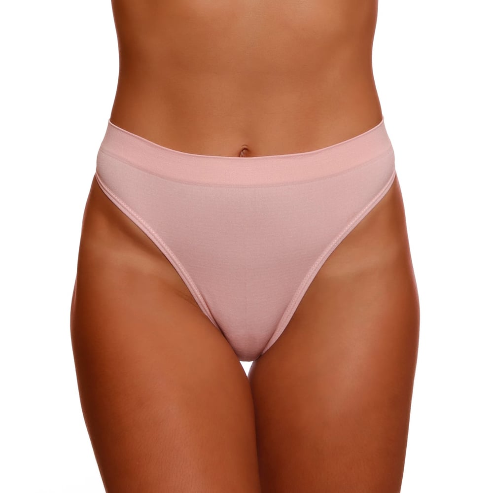 Calcinha Tanga Lisa Em Poliamida Hangar