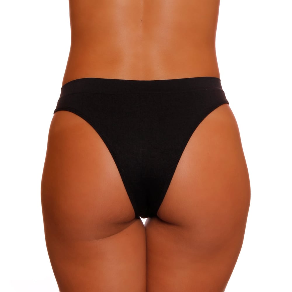 Calcinha Tanga Lisa Em Poliamida Hangar