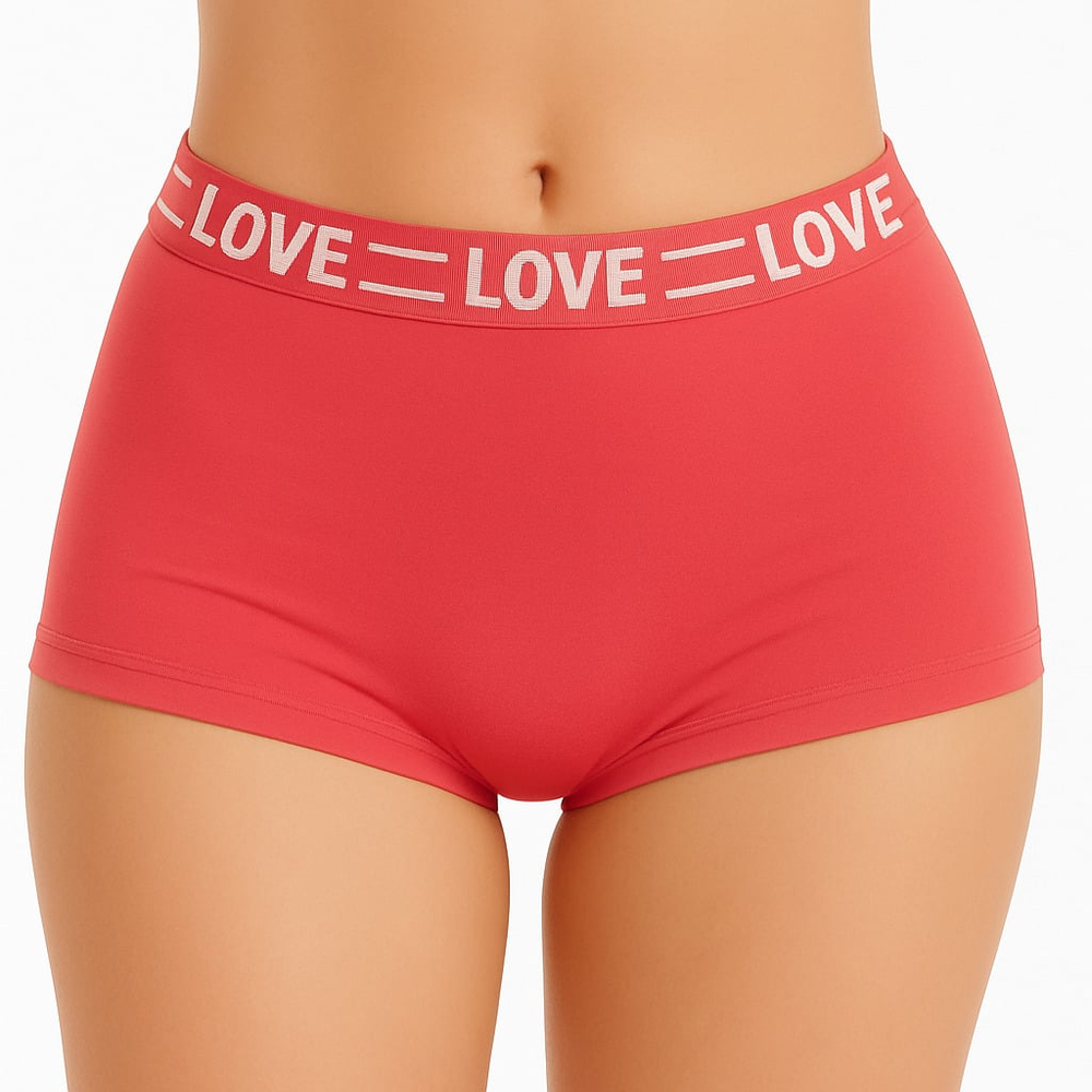 Calcinha Boxer Feminina Drika Com Elástico Personalizado Patitex