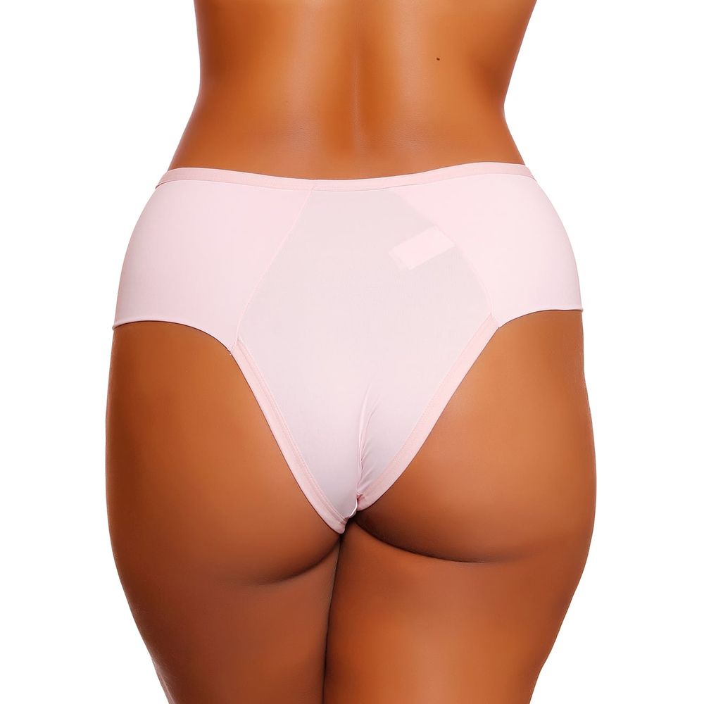 Calcinha Cintura Dupla Microfibra Com Renda Plus Size Dy Girl