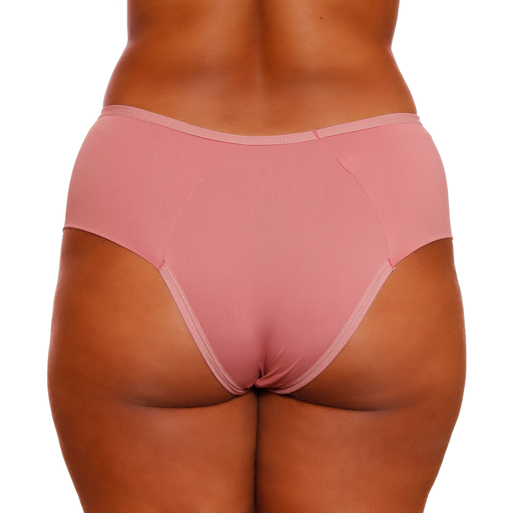 Calcinha Cintura Dupla Microfibra Com Renda Plus Size Dy Girl