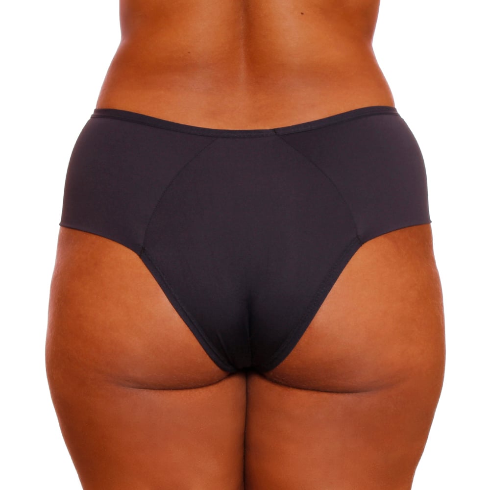 Calcinha Cintura Dupla Microfibra Com Renda Plus Size Dy Girl