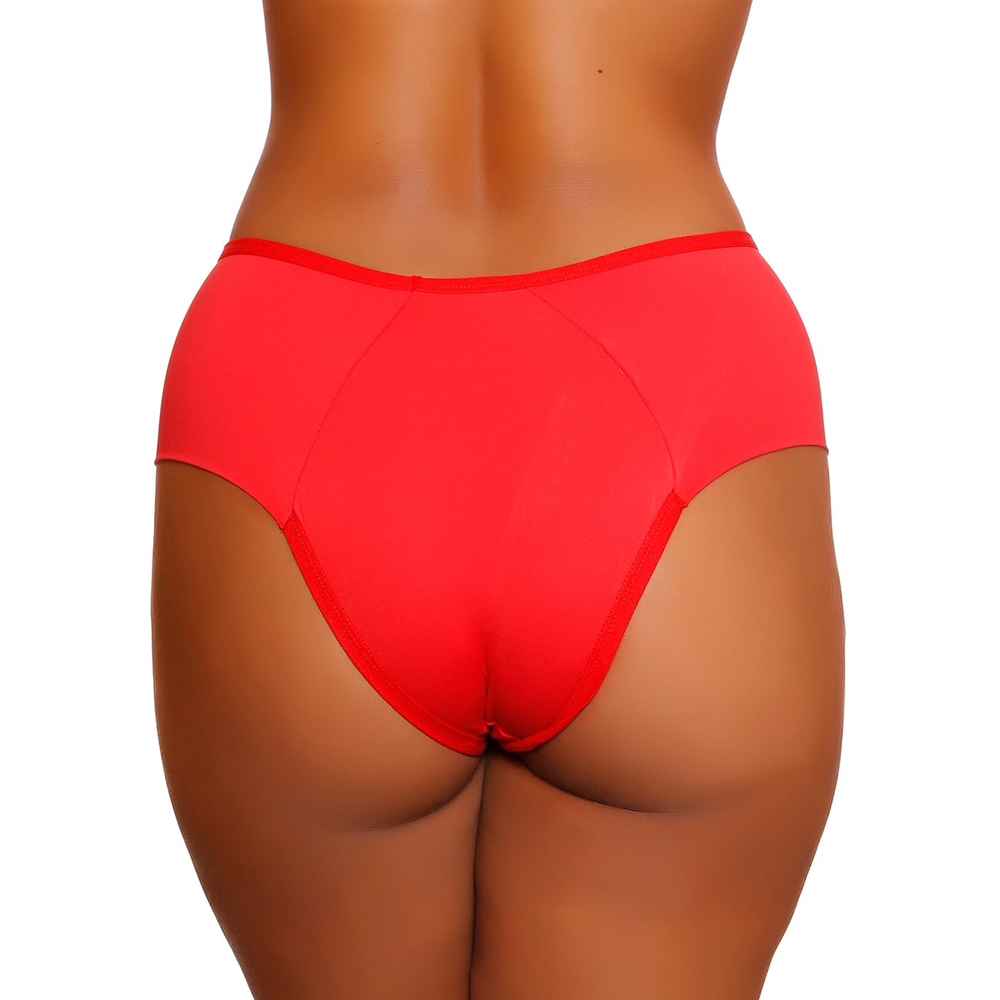 Calcinha Cintura Dupla Microfibra Com Renda Plus Size Dy Girl