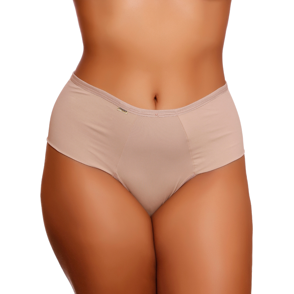Calcinha Plus Size Naty Cós Alto Em Microfibra Patitex