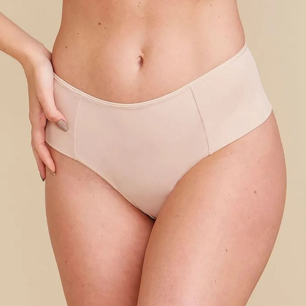 Calcinha Fio Dental Lisa Com Laterais Largas Bonjour