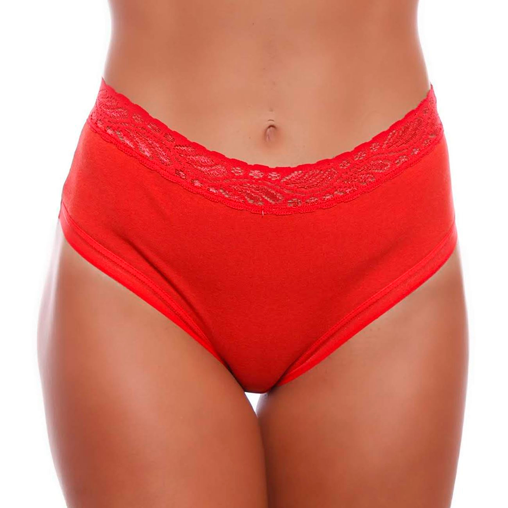 Calcinha Tangona Em Cotton Detalhe Renda Dolcii