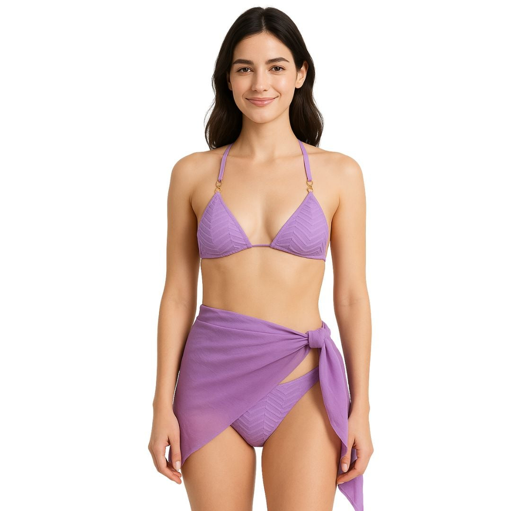 Triquíni Canelado Alice Com Detalhes Em Búzios Hangar Lingerie