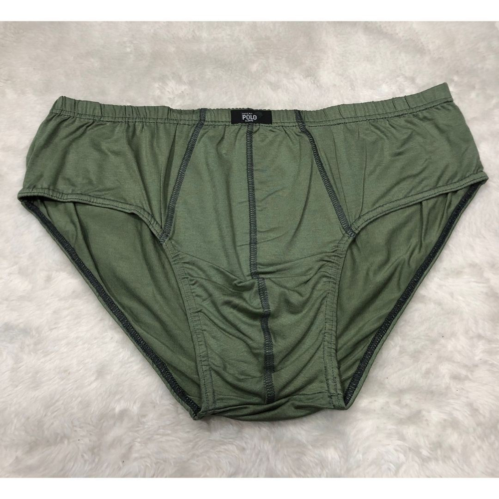 Cueca Slip Em Viscose Cós Embutido Natural Confort