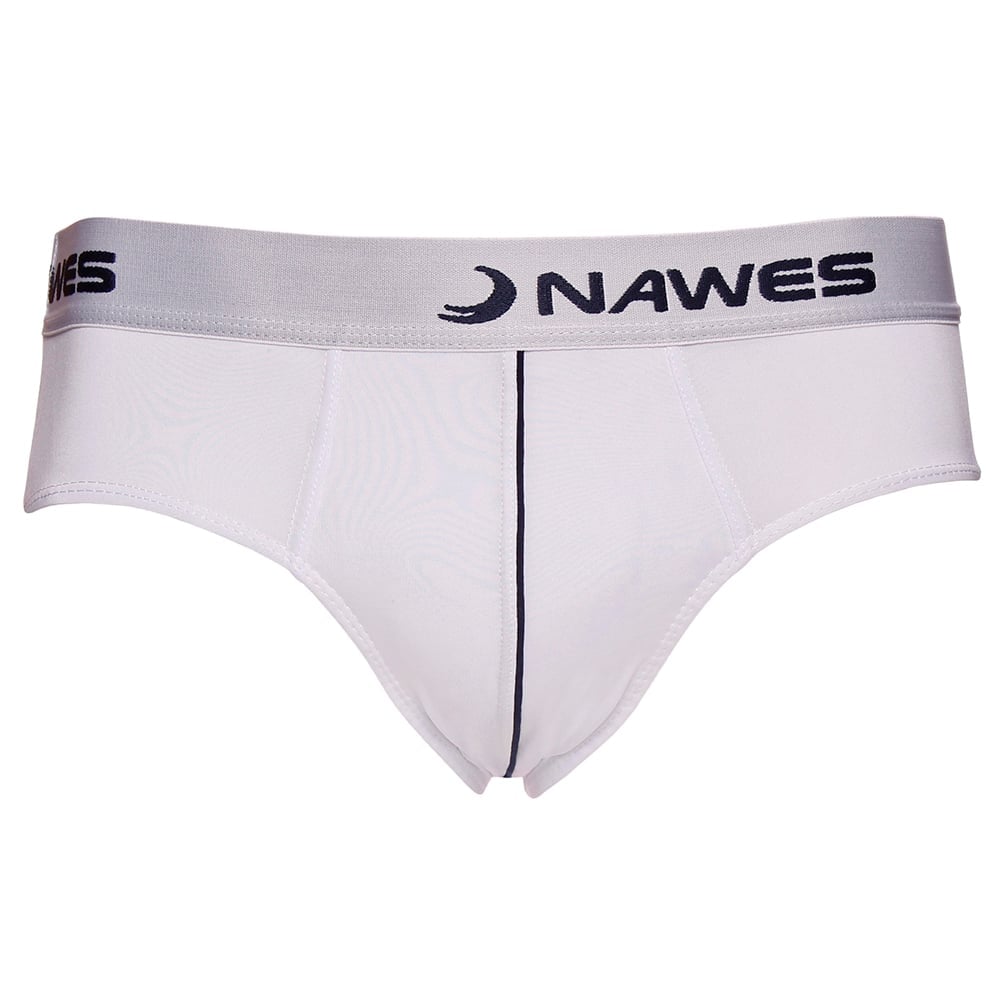 Cueca Slip Em Microfibra Com Elástico Personalizado Nawes