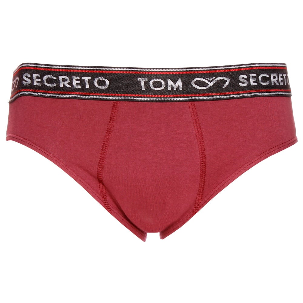 Cueca Adulto Slip Em Algodão Tom Secreto