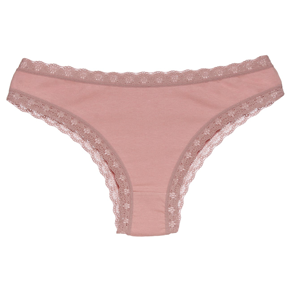 Calcinha Renda Boreale Lisa Em Algodão Ce&dy Lingerie