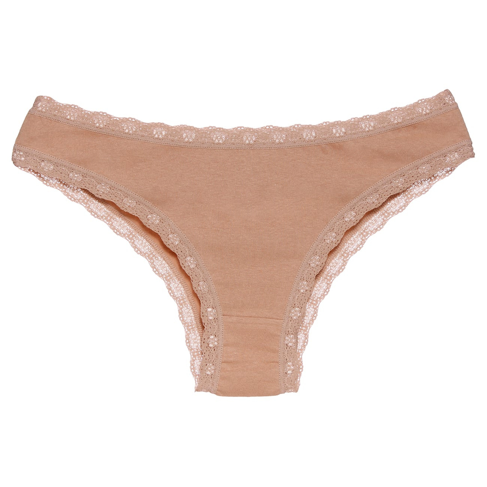 Calcinha Renda Boreale Lisa Em Algodão Ce&dy Lingerie