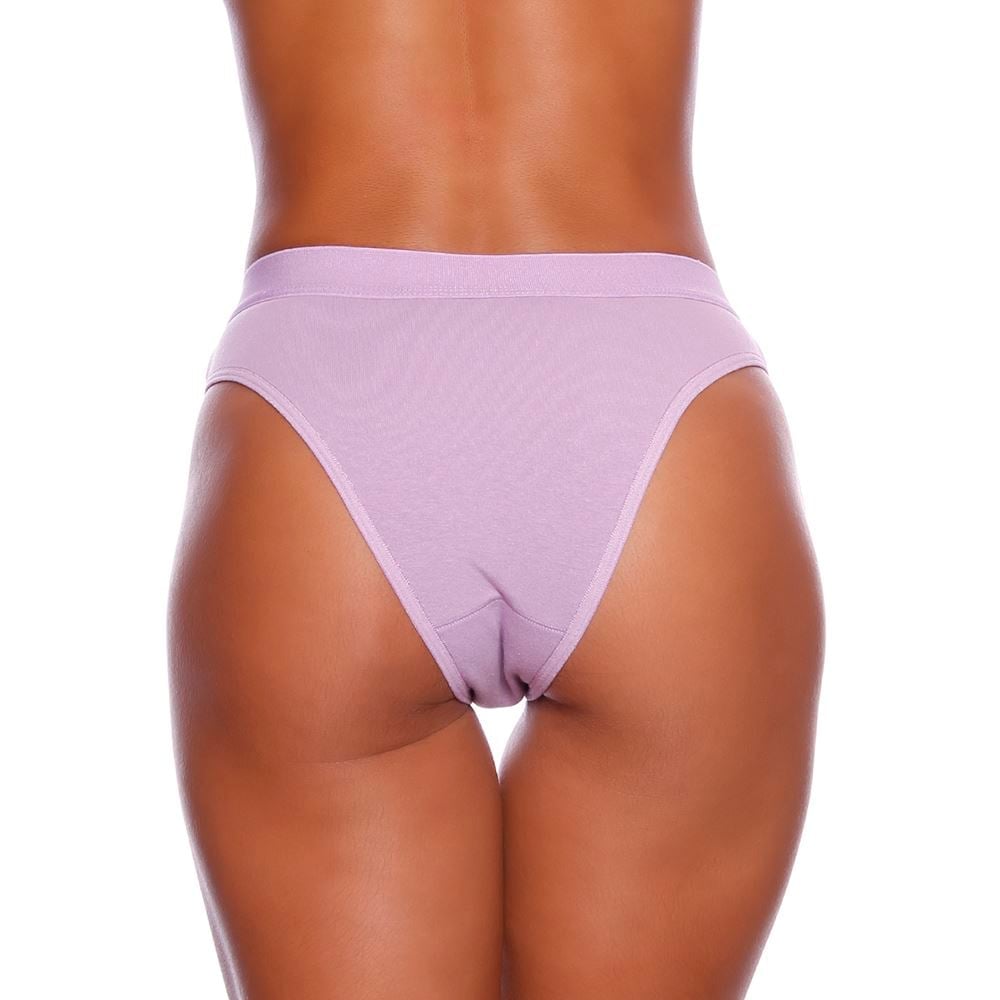 Calcinha De Cotton Básica Com Elástico Na Cintura Edima