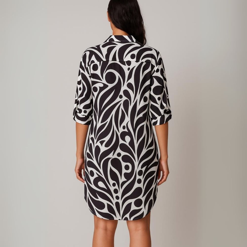 Saída De Praia Com Ponta Estampa Natureza Linha Premium Hangar 