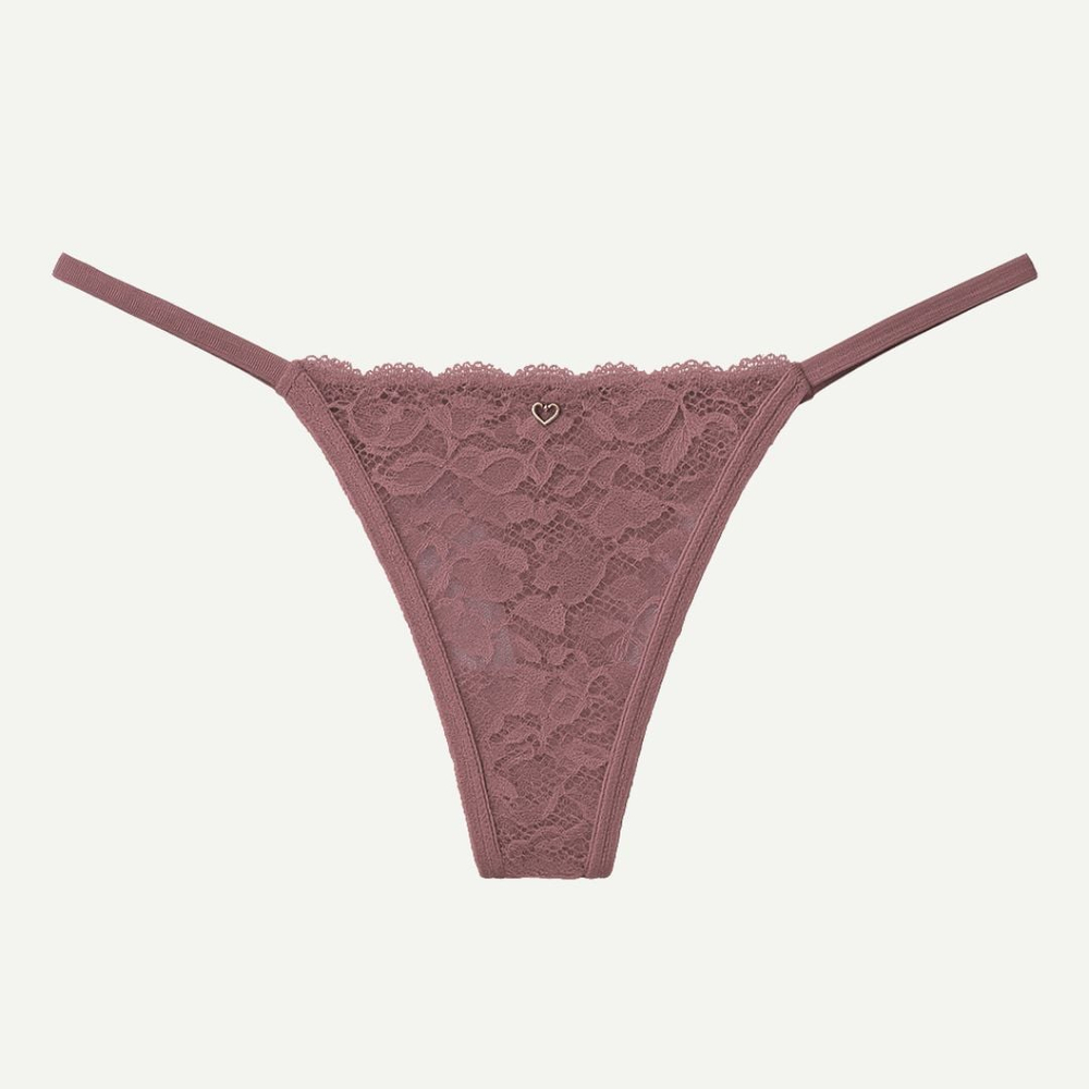 Calcinha String Fio Duplo Rendada Vaydosa Lingerie