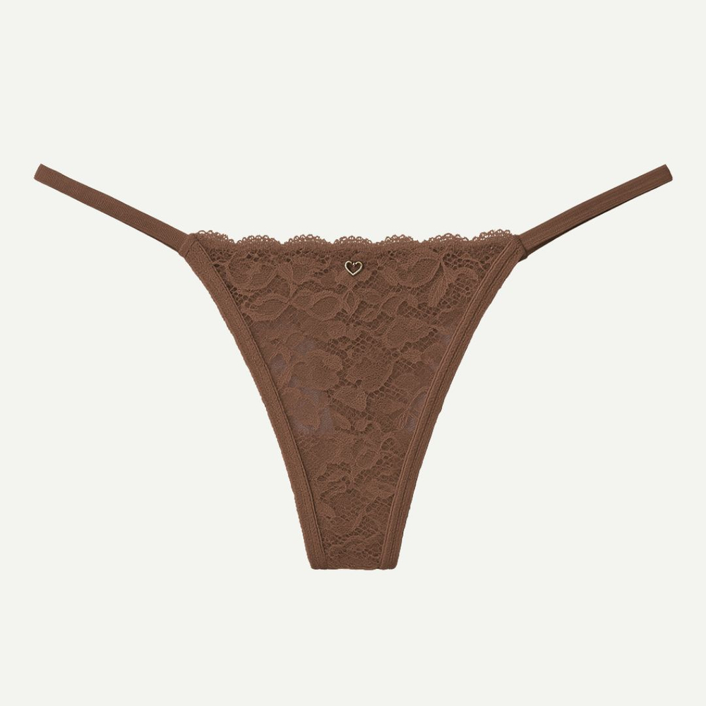 Calcinha String Fio Duplo Rendada Vaydosa Lingerie