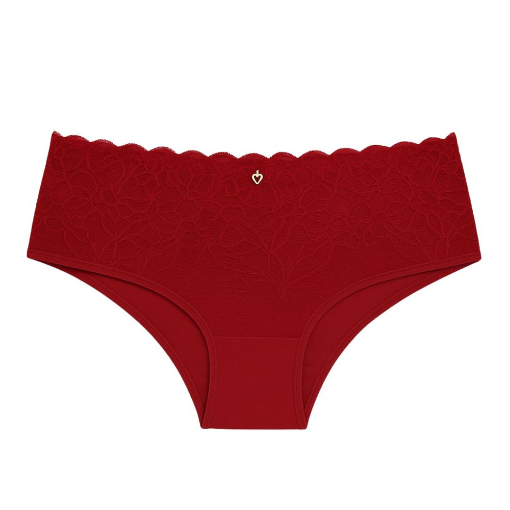 Calcinha Fio Duplo Microfibra Com Renda Vaydosa Lingerie