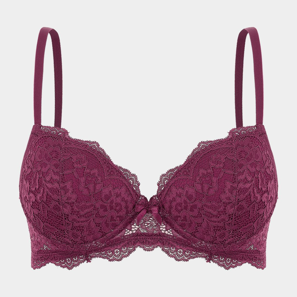 Sutiã Meia Taça Em Renda Com Bojo Kiss Me Liebe