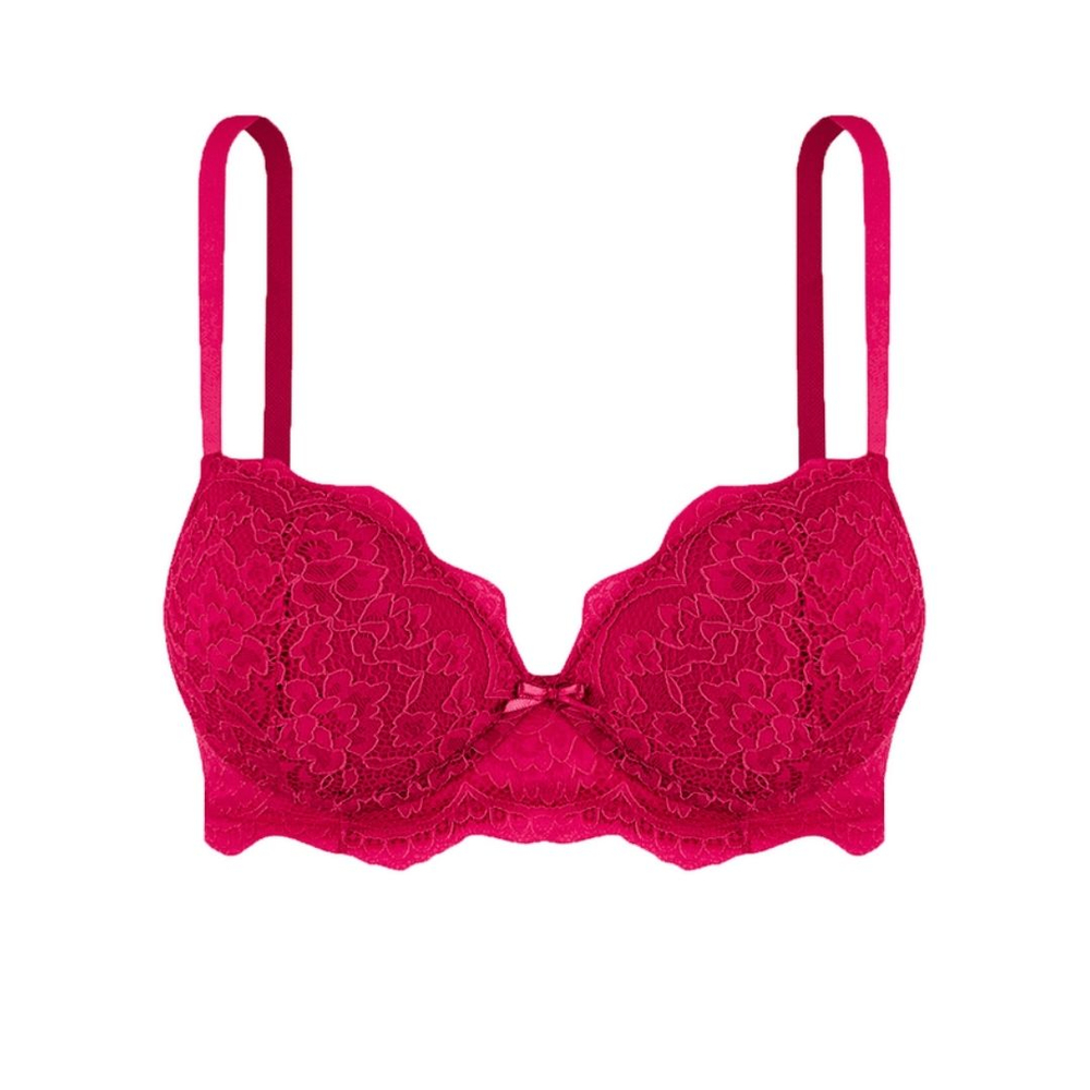 Sutiã Meia Taça Em Renda Com Bojo Kiss Me Liebe