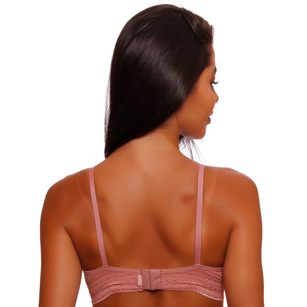 Sutiã Fashion Base Franzido Renda Elástica Nayane