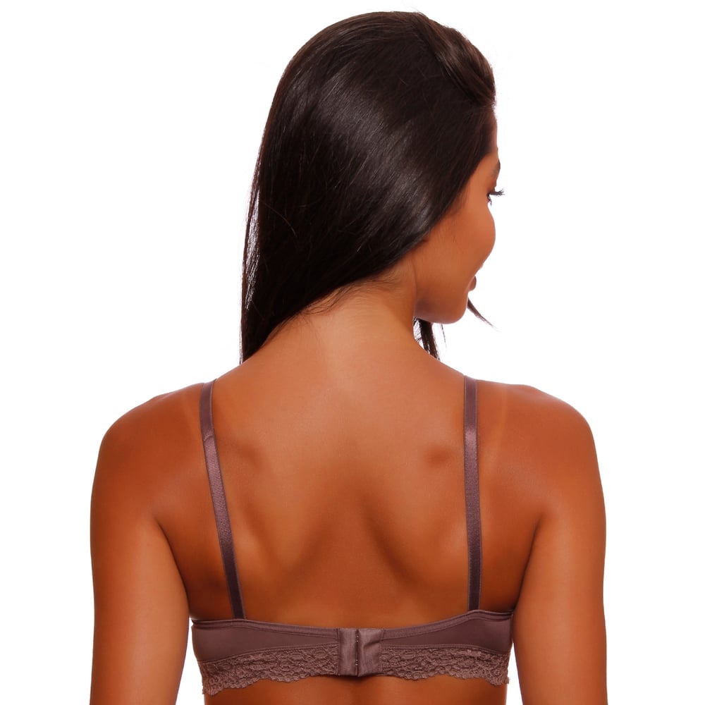 Sutiã Fashion Base Franzido Renda Elástica Nayane