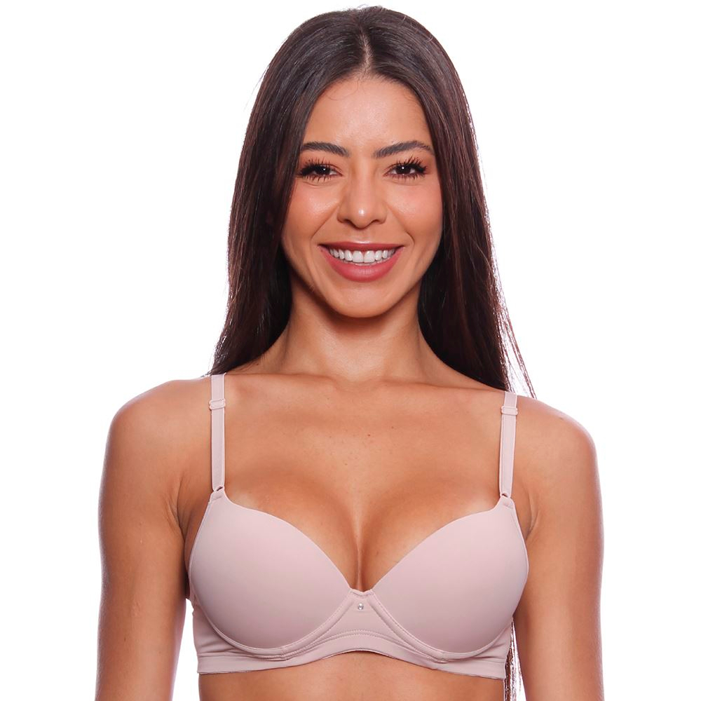 Sutiã Básico Liso Bojo Bolha Nayane