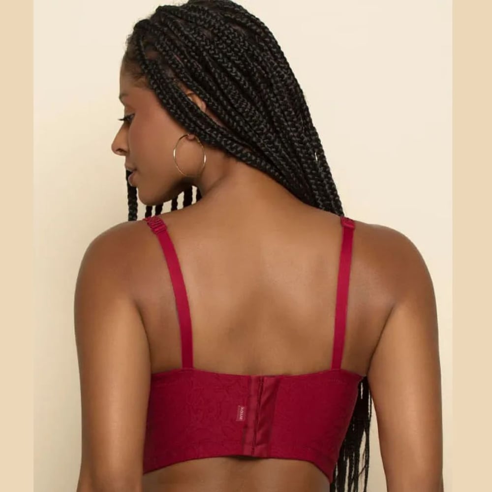 Sutiã Corpete Bojo Firmador Alongado Renda Nayane