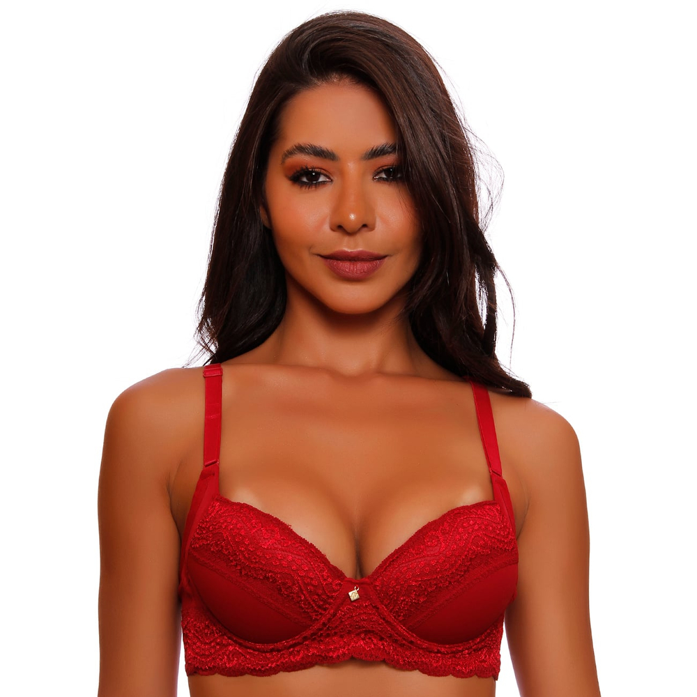 Sutiã Base Redutor Detalhes Em Renda Nayane