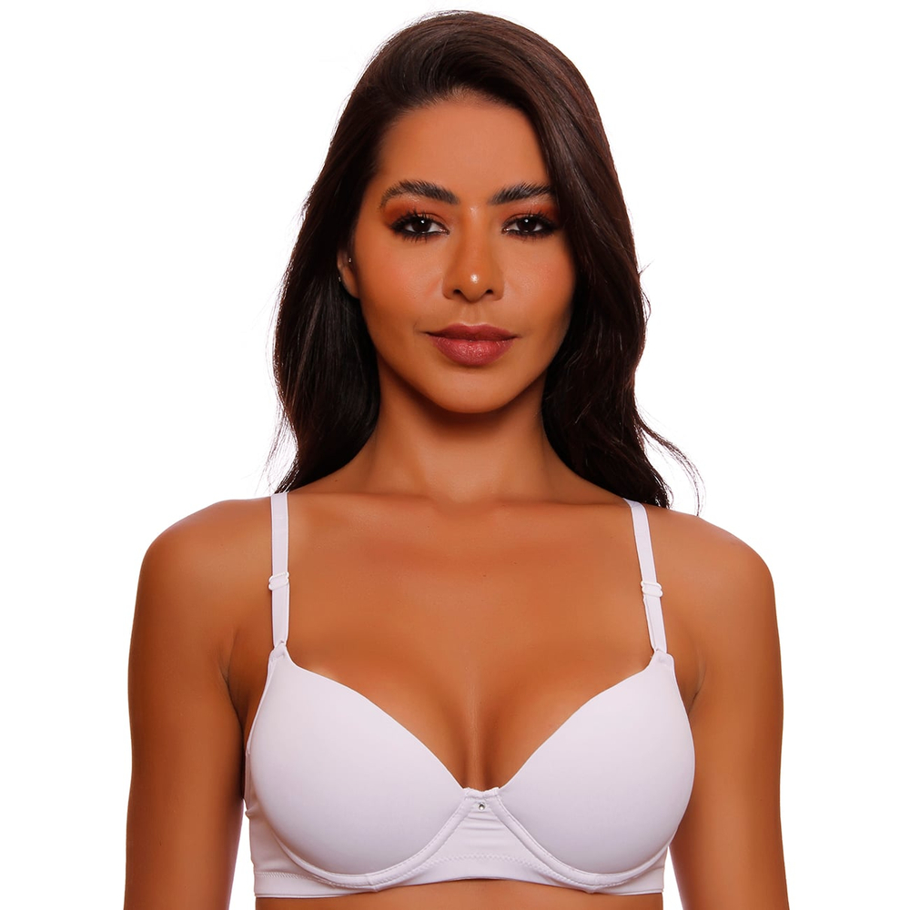 Sutiã Básico Base Bojo Soft Liso Nayane