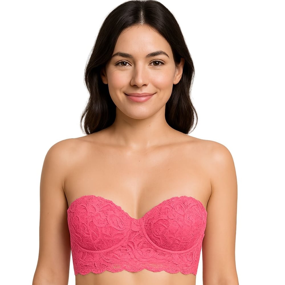 Sutiã Corpete Tomara Que Caia Coração Em Renda Nayane