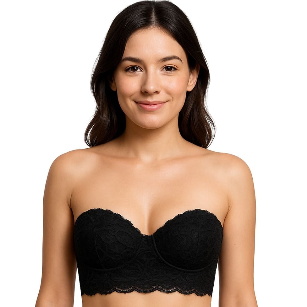 Sutiã Corpete Tomara Que Caia Coração Em Renda Nayane