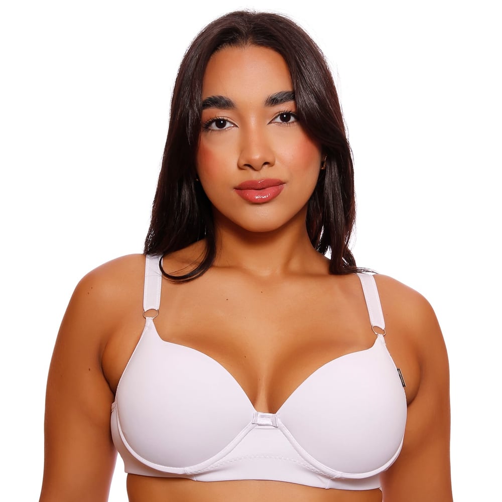 Sutiã Plus Size Reforçado Liso Com Bojo Patitex