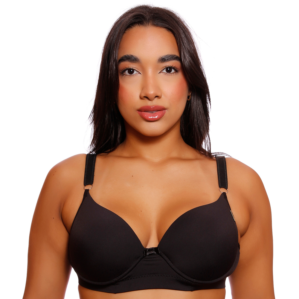 Sutiã Plus Size Reforçado Liso Com Bojo Patitex