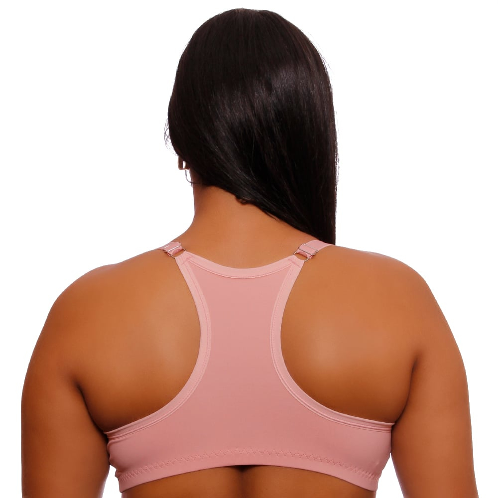 Sutiã Nadador Plus Size Ajuste Frontal Nova Mulher