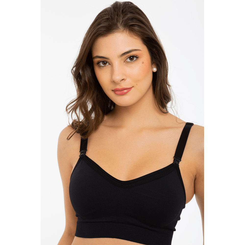 Sutiã Amamentação Em Microfibra Sem Costura Com Click Trifil