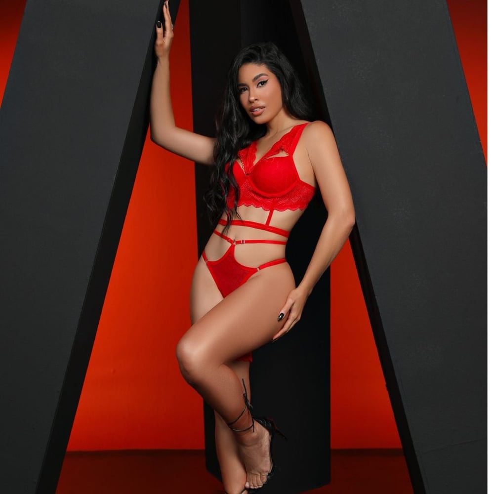 Conjunto Luxury Com Fio Dental String E Persex Dy Girl