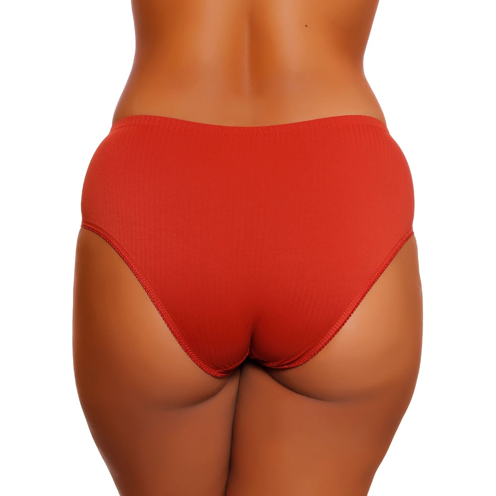 Calcinha Estilo Tanga Canelada Lutestil